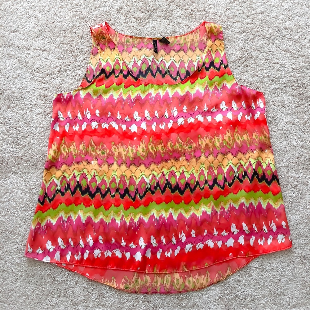 ❤️Satin sleeveless multicolored top❤️ - Picture 7 of 7
